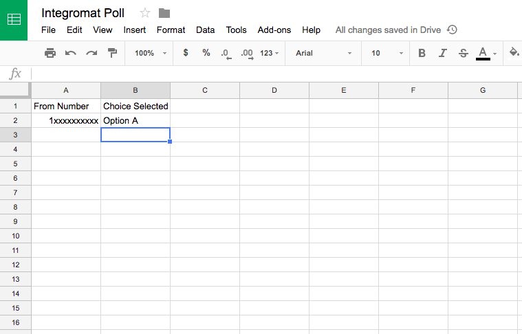 Checking Google Sheets