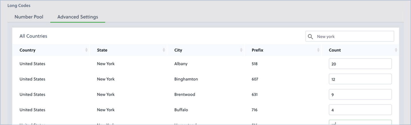 Numberpool Region Composition